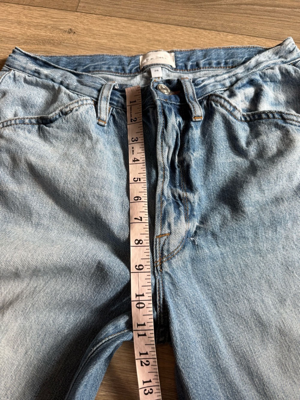Frame Denim Wide-Leg Jeans Size 28 - Picture 8 of 9